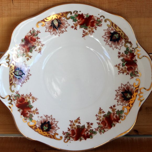 Vintage Royal Tara Ireland Fine Bone China Sugar Creamer Cake Serving Plate - Picture 2 of 13
